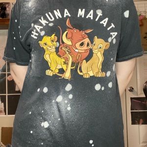 Hakuna Matata tie dye shirt